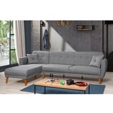Atelier Del Sofa Siva raztegljiva kotna sedežna garnitura Aria – Cene