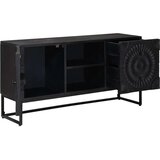 TV ormar s ladicama s policom s pohranom Crna 105 x 30 x 54 cm | shoptok.hr