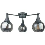  Plafonski luster STAR 3xE27/60W/230V crna/dimljeno crno staklo | Eponuda.com