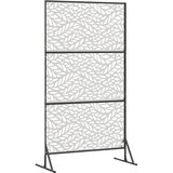  Zaslon za privatnost 100 x 50 x 180 cm Nehrđajući čelik Srebrna | shoptok.hr