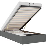 Maison Chic Otomanski Posteljni okvir - Enojna postelja - Postelja za odrasle brez vzmetnice siv 100x200 cm blago-J1955, (21772852) | Shoptok.si