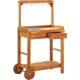  Vrtna kuhinjska kolica od bagremovog drva 92 x 43,5 x 141,5 cm | shoptok.hr