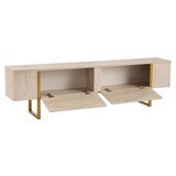 Hanah home TV polica Serenity Travertine Gold | ePonuda.com