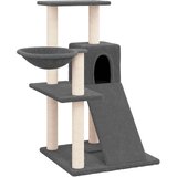  Penjalica za mačke sa stupovima za grebanje tamnosiva 82 cm | shoptok.hr