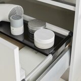 YAMAZAKI Crna metalna prilagodljiva dodatna kuhinjska polica 108x15 cm Tower – | shoptok.hr
