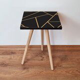 Hanah home klub sto Shp334, 35x42x35 cm, Crni | ePonuda.com