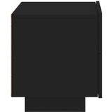  Noćni ormarić s LED svjetlima crni 70 x 36 x 40,5 cm | shoptok.hr