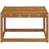 Vanjski otoman Čvrsto drvo akacije Prirodna 59 x 59 x 37 cm | shoptok.hr