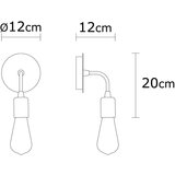 Opviq lights Stenska svetilka v zlati barvi Harput – | Shoptok.si