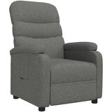 vidaXL Naslanjač iz temno sivega blaga, (21002146) | Shoptok.si