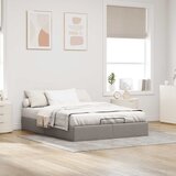 vidaXL Otomanski okvir kreveta bez madraca krem 140x200 cm od tkanine Cijene