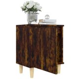  Nočna omarica z nogami 2 kosa dimljeni hrast 40x30x50 cm, (20733255) | Shoptok.si