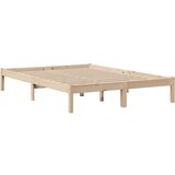 vidaXL Krevet s regalom za knjige bez madraca 140x190 cm od borovine | shoptok.hr