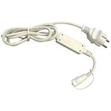 Unicom Priključni kabel z AC/DC pretvornikom (1,5 m, bel) Cene