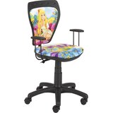 Nowy Styl Dečija radna stolica Ministyle Black Flower Girl, Šarena Cene