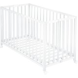 Roba Bijeli dječji krevet na kotačićima/sklopivi 60x120 cm Fold up – Cijene