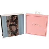 Petitenoir / Petite Noir Exclusive - prosojen črtast komplet modrčka (črna) | Shoptok.si