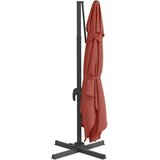  Konzolni suncobran s aluminijskim stupom terakota 400 x 300 cm | shoptok.hr