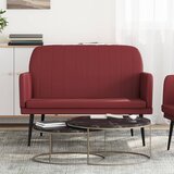  Klupa crvena boja vina 107x80x81 cm od umjetne kože | shoptok.hr