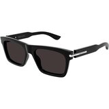Alexander Mcqueen AM0495S 001 ONE SIZE (55) Črna/Siva | Shoptok.si