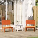  Vrtne stolice 2 kom voštano smeđe 60x52 5x72 cm borovine | shoptok.hr