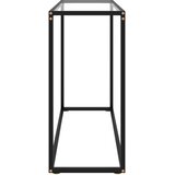  Konzolni stol prozirni 100 x 35 x 75 cm od kaljenog stakla | shoptok.hr