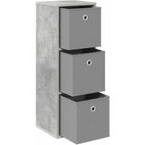  Kreveta s ladicama Betonski sivi 30,5 x 27 x 84,5 cm | shoptok.hr