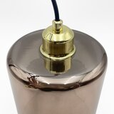 Luster na lanku LIAH 1xE27/15W/230V zlatna/dimljeno-smeđa | Eponuda.com