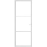  Unutarnja vrata 76 x 201,5 cm Bijela od ESG stakla i aluminija | shoptok.hr