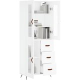  Visoka komoda bijela 69,5x34x180 cm konstruirano drvo | shoptok.hr