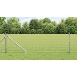 vidaXL evro ograja z 13 nosilci bodic 0.4x25 m cinkano jeklo | Shoptok.si