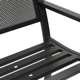  Vrtna klupa 119 cm crna čelična | shoptok.hr