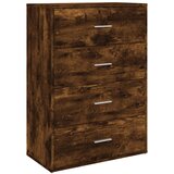  Komoda 2 kom boja dimljenog hrasta 60x31x84cm konstruirano drvo | shoptok.hr