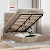  Okvir kreveta s madraca cappuccina 120x190 cm od umjetne kože | shoptok.hr