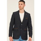 Dewberry C9058 MEN'S JACKET-PATTERNED NAVY BLUE | shoptok.hr