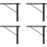 Hammel Furniture Crne metalne noge za ormariće u setu od 4 kom Mistral & Edge by Hammel | shoptok.hr