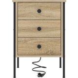 vidaXL Nočna omarica sonoma hrast 42 x 41 x 61 cm Konstruiran les | Shoptok.si