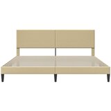  Krevetna konstrukcija Svijetlozeleni sivi 200 x 200 cm | shoptok.hr