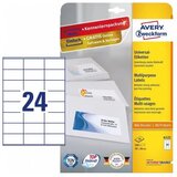 Avery Zweckform Univerzalne etikete 70 x 36 mm, 10/1 | Shoptok.si