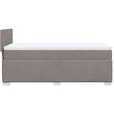  Krevet s oprugama i madracem smeđesivi 80x200 cm od tkanine | shoptok.hr