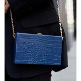 Gemre Navy blue "satchel" bag with chain Dratche | shoptok.hr