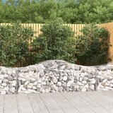  Obokana gabionska košara 13 kosov 200x50x60/80cm cinkano železo, (20757741) | Shoptok.si