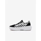Vans White and Black Checkered Suede Sneaker UA Old S - Ladies