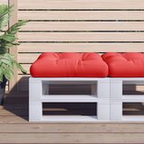  Jastuk za palete crveni 60 x 60 x 12 cm od tkanine | shoptok.hr