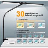 ICARE LED namizna svetilka z dvojno glavo - 62 cm | Shoptok.si