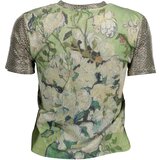 Desigual WOMEN&#39;S SHORT SLEEVE T-SHIRT GREEN | Shoptok.si