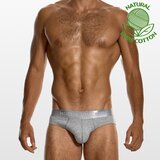 Modus vivendi muške rebraste slip gaće u sivoj boji iz linije Ribbed Cotton Cene
