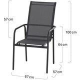 Beldano Vrtni Set Torino, Siva, 7-Delni | Shoptok.si