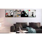  Slika - Banksy Collage (4 Parts) 60x60 | shoptok.hr