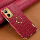INORCO Za Realme 10 Pro 5G Ring Kickstand Electroplating telefonska torbica TPU prevleka iz PU usnja, (22036588) | Shoptok.si